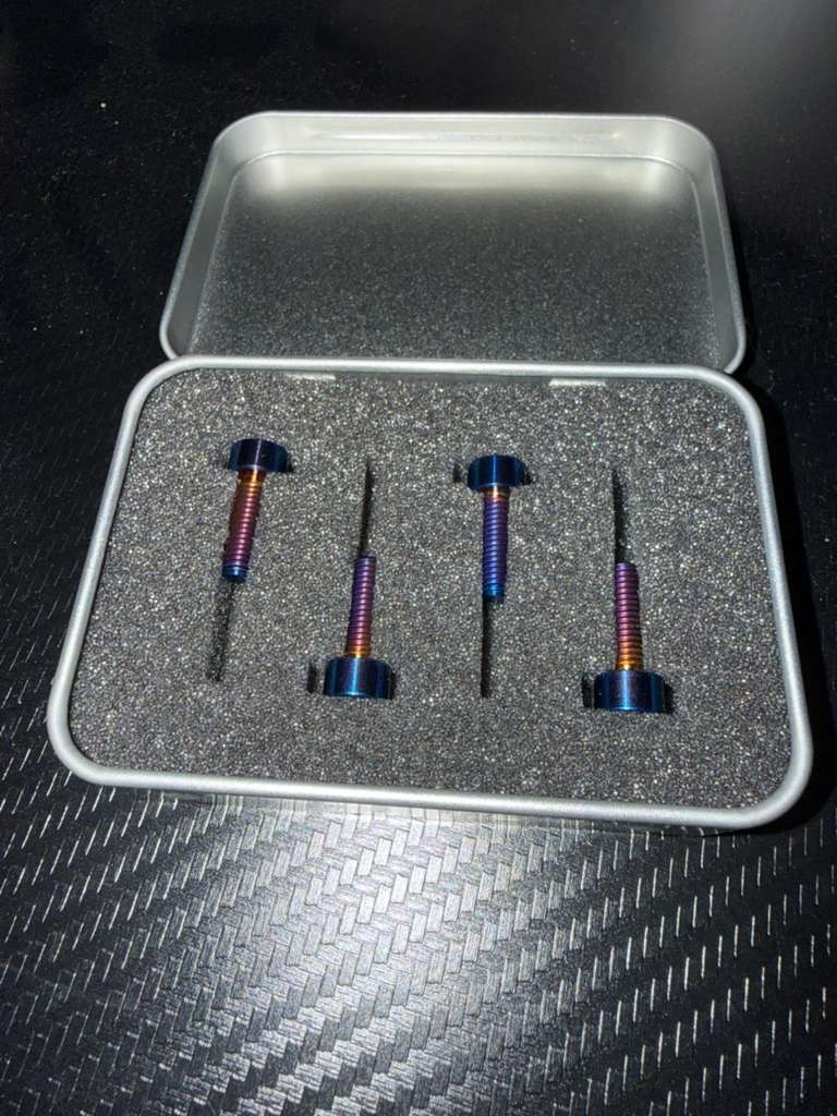 surron throttle titanium bolts